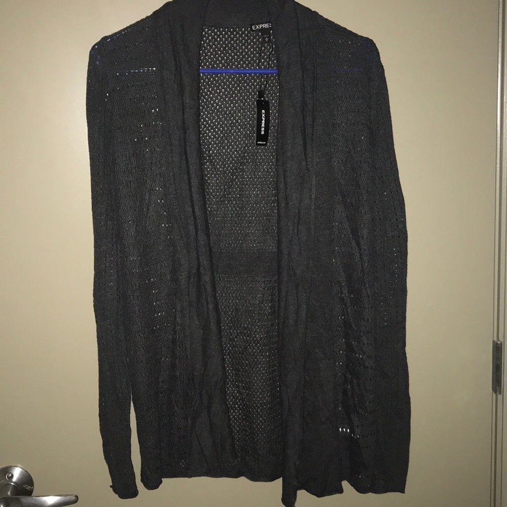 Cardigan with cutout details